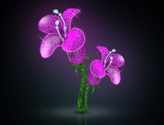 Kwiat 002/2020/3D (2,4 x 2,0 x 1,2m)