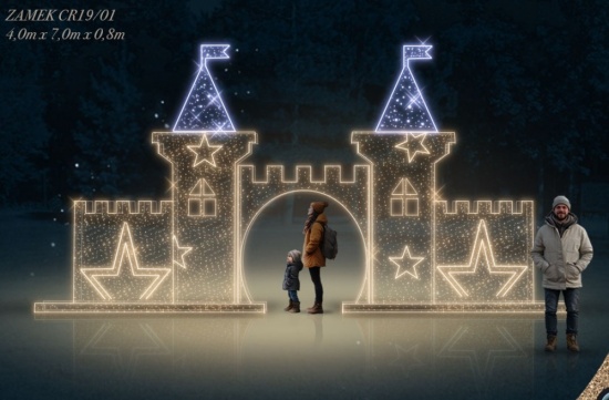 Zamek CR19/01 (4,0 z 7,0 x 0,8m)